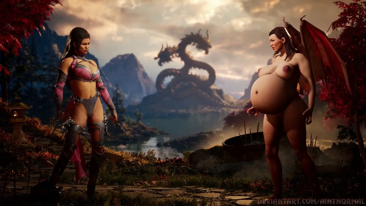 MK1 Nude Pregnant Nitara