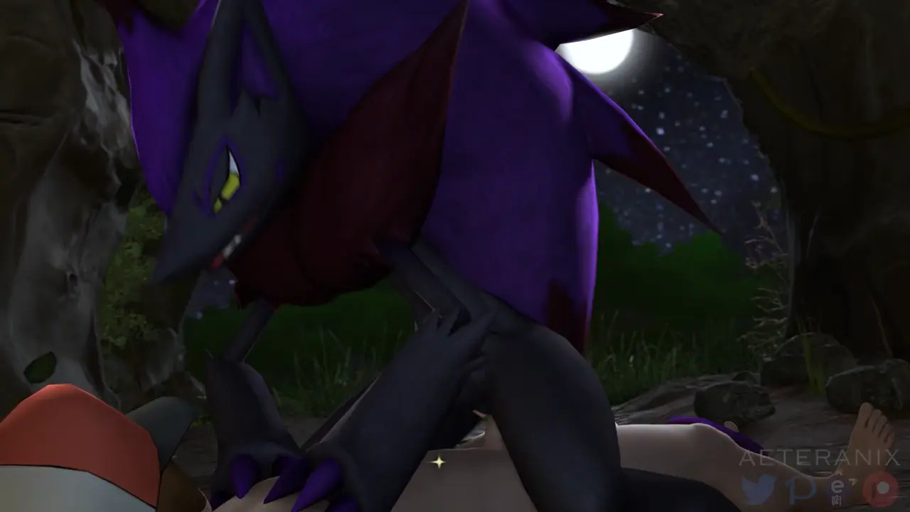 Shiny Mischievous Zoroark Animation (4k)
