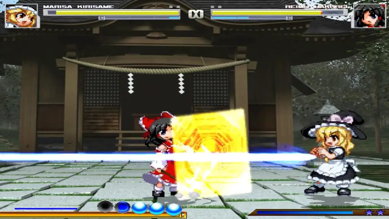 Marisa Kirisame vs Reimu Hakurei