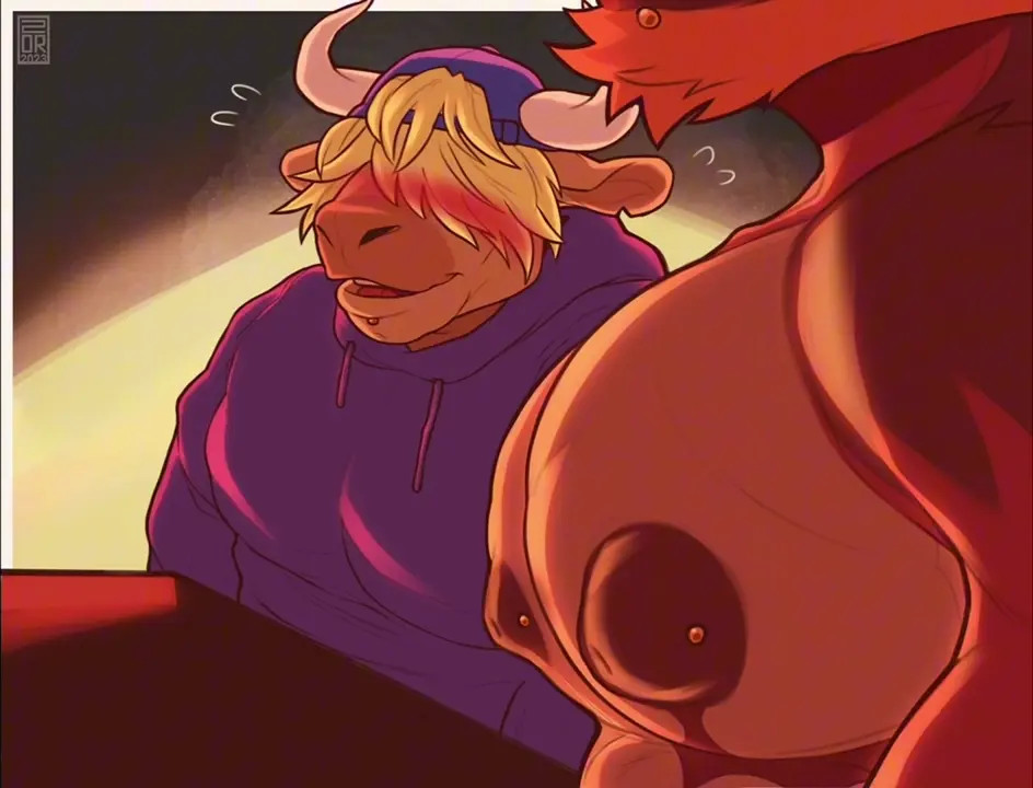 Homies Love Werewolf Dad Boobjob