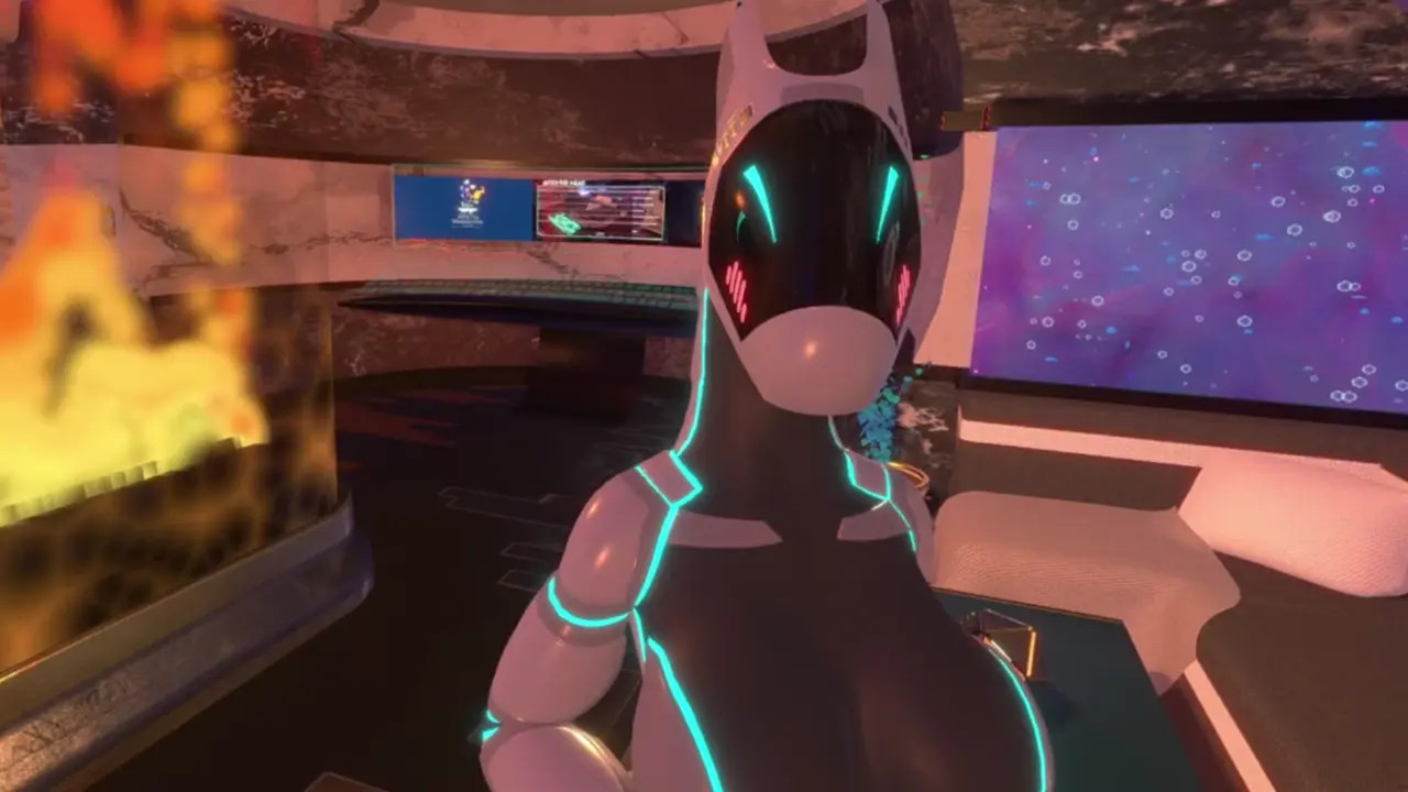 Anthro Heat - Meeting in the dim light of galaxy
