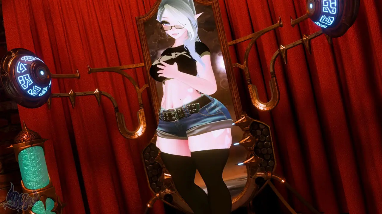 BlipsVR - Warframe Ember on Futa Threesome