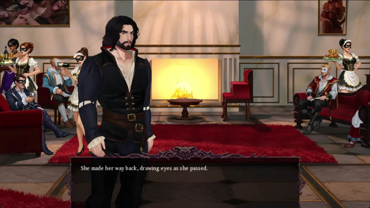 Parasite Black: Esme - Serving Drinks Scene