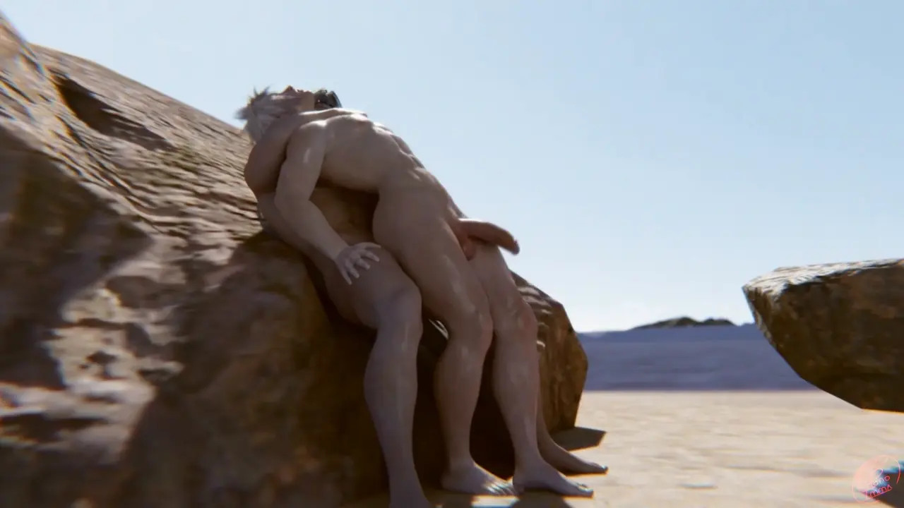 Cloud and  sephiroth vacation