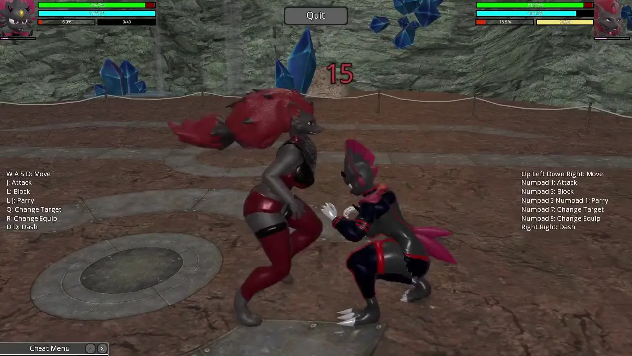 Weavile vs Zoroark! Heroine Rumble 2 Pokemon Futa X Futa