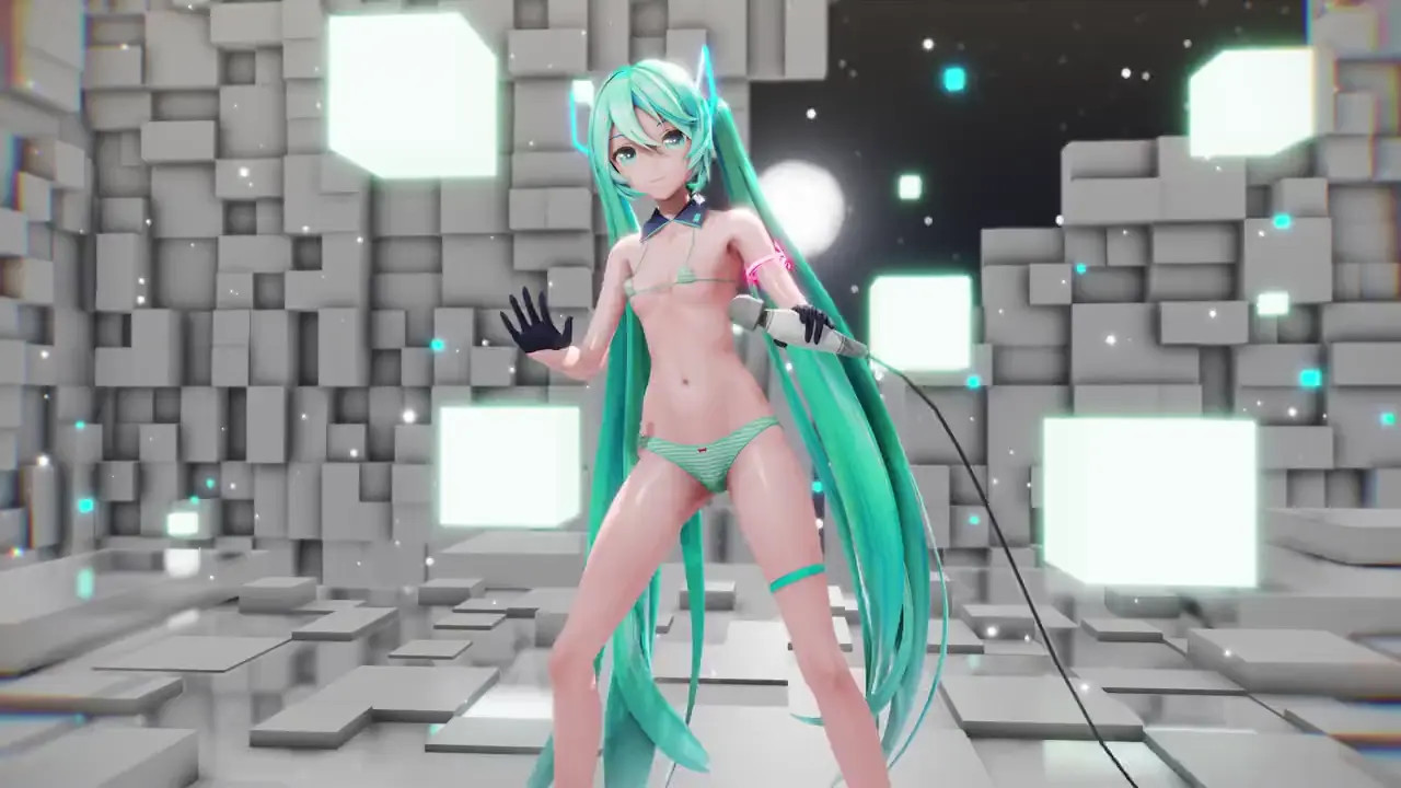 Streaming Heart (Miku) by Mister Pink Extra Cam