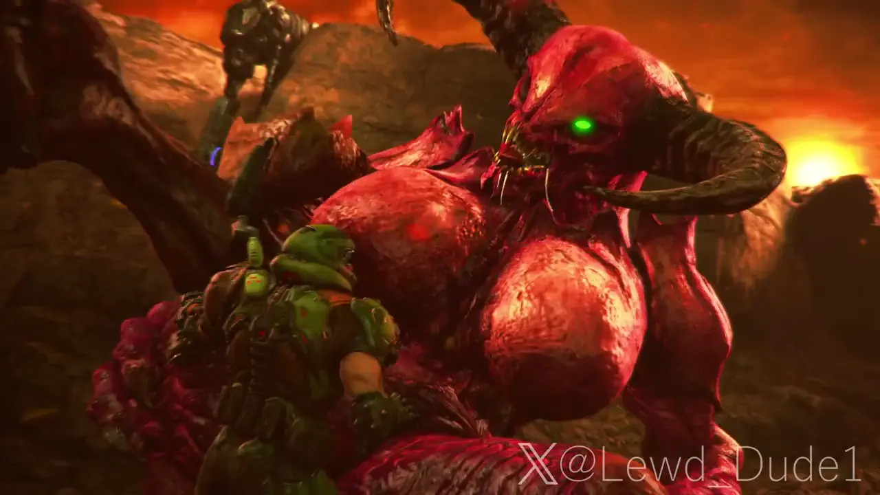 Doomguy Pounds Baroness [LewdDude1]