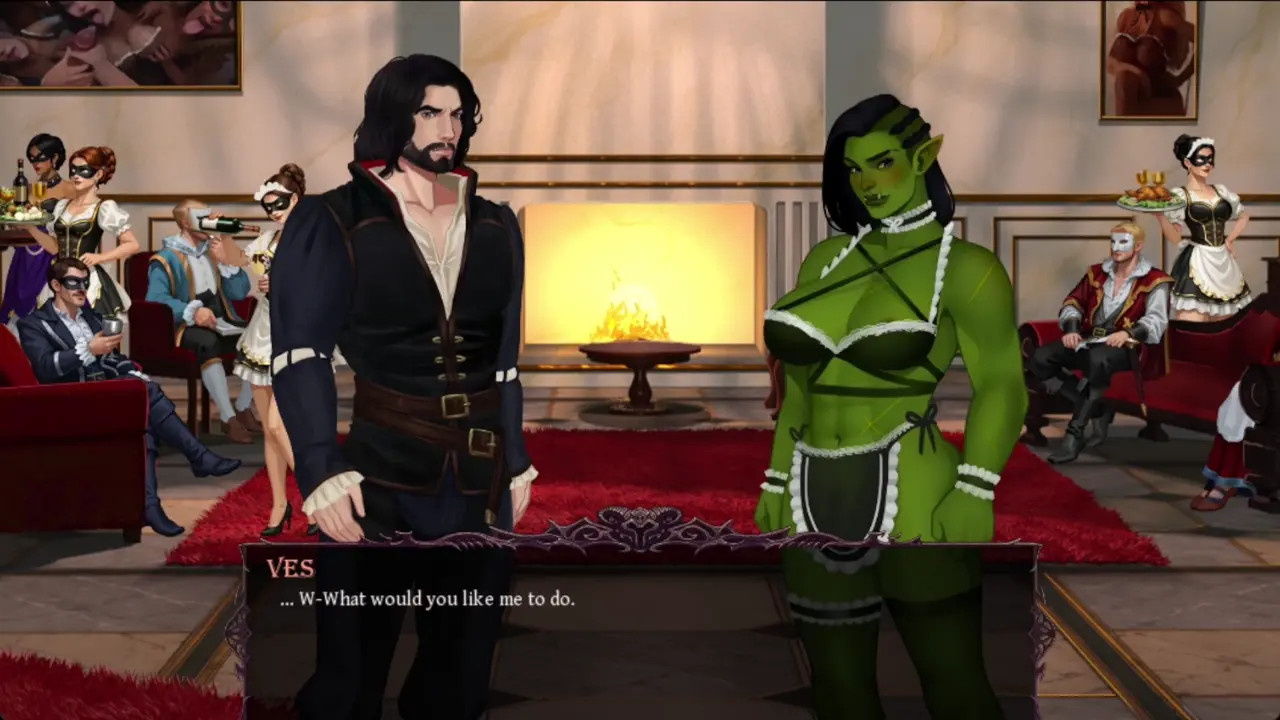 Parasite Black: Ves - A Pet Maid Scene