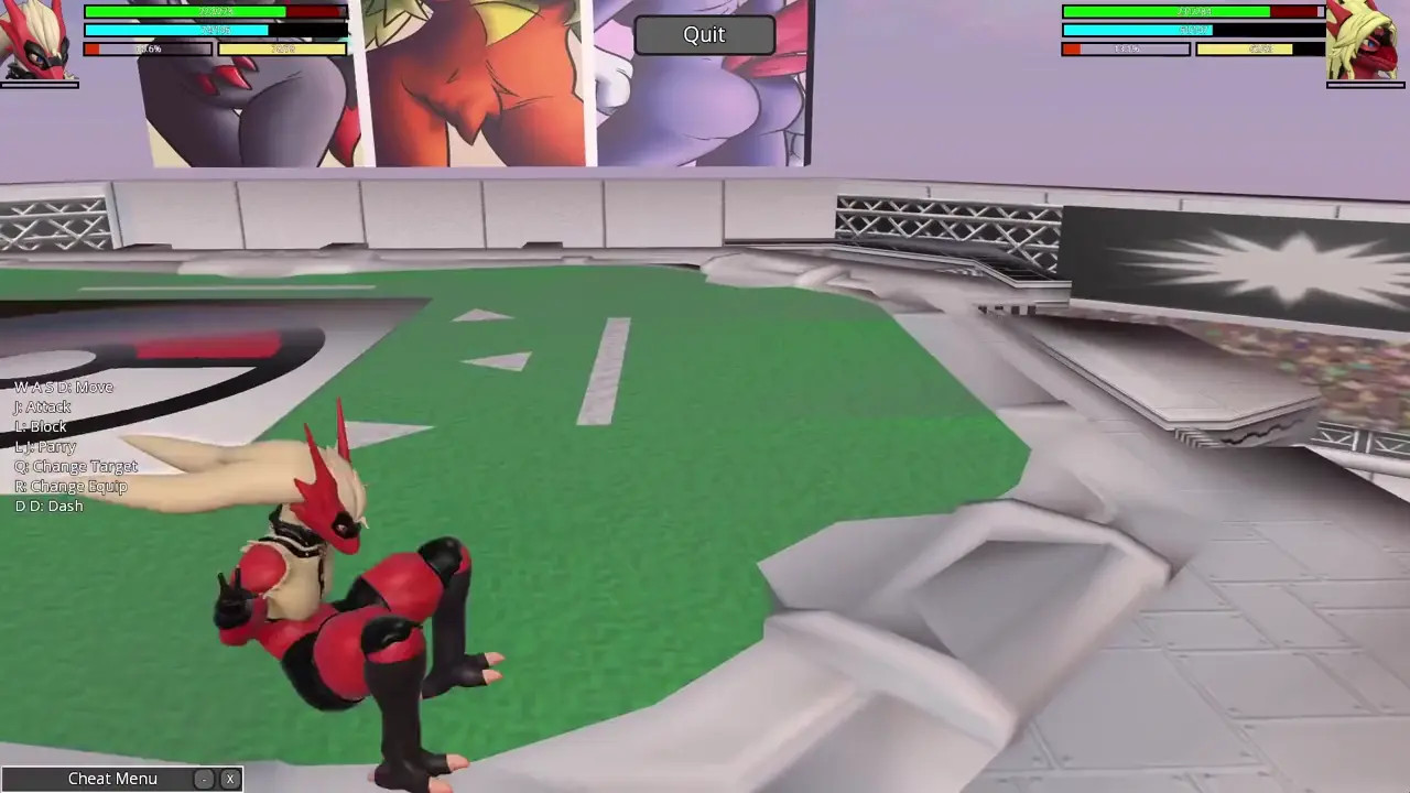 Blaziken Battle! Heroine Rumble 2 Pokemon Male X Female
