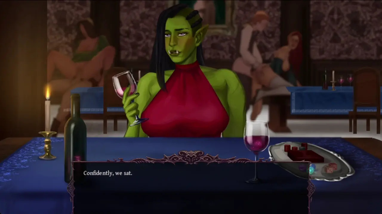 Parasite Black: Ves - Temptations Room Scene