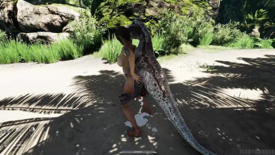 Lara vs Raptor [HBoy Edition] - Beasts In The Sun
