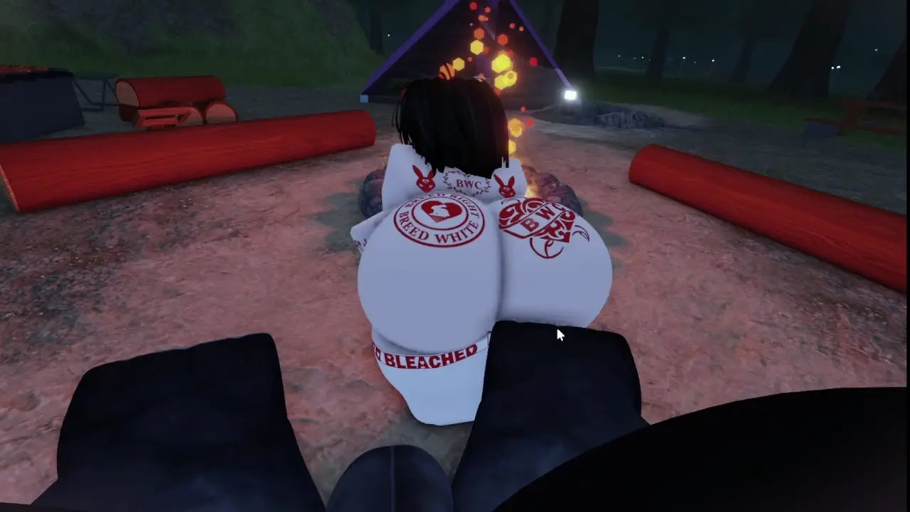 She wanted some fun by the fire