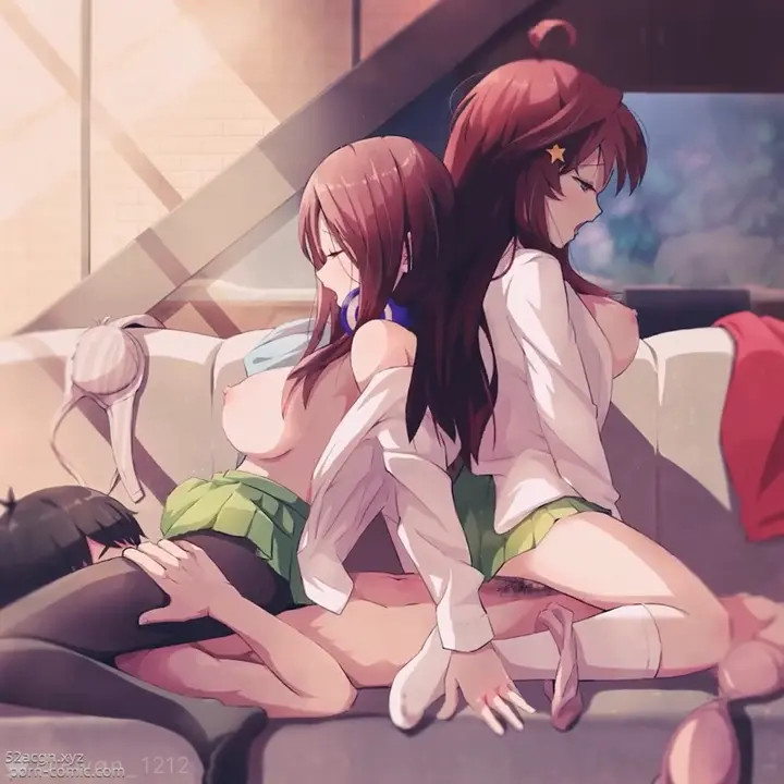 Nakano nino & nakano miku (go-toubun no hanayome) full animated by asou (asabu202)
