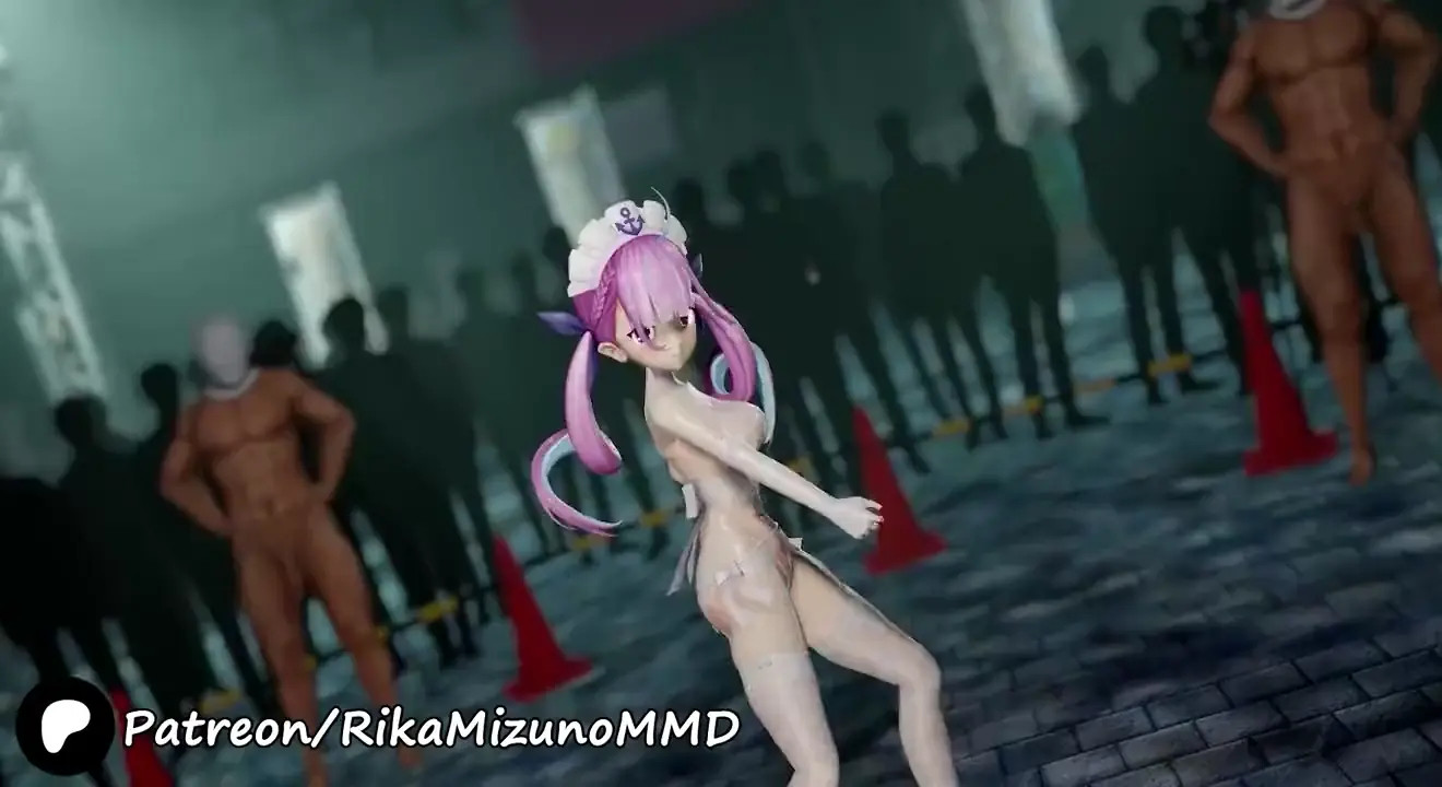 Hi-fi Raver Sex + Dance - Minato Aqua | Virtual YouTuber MMD R-18 R18