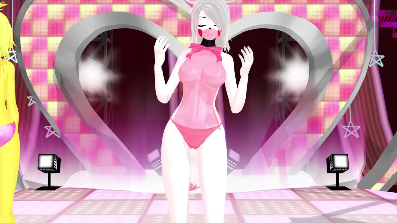 R18 MMD FNIA Mangle, Chica & Spring Bonnie DISTURBIA