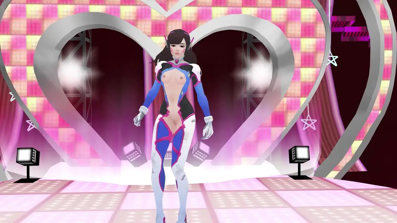 R18 MMD D.Va Wiggle Wiggle
