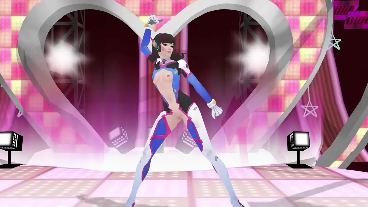 R18 MMD D.Va Like A Cat