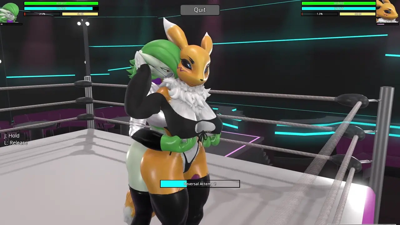 HR2 Furry: Gardevoir vs Renamon