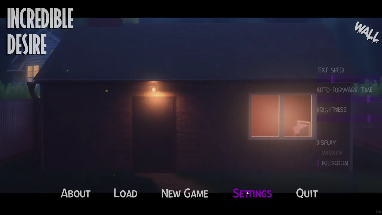 Incredible Desire - Visual Novel GamePlay