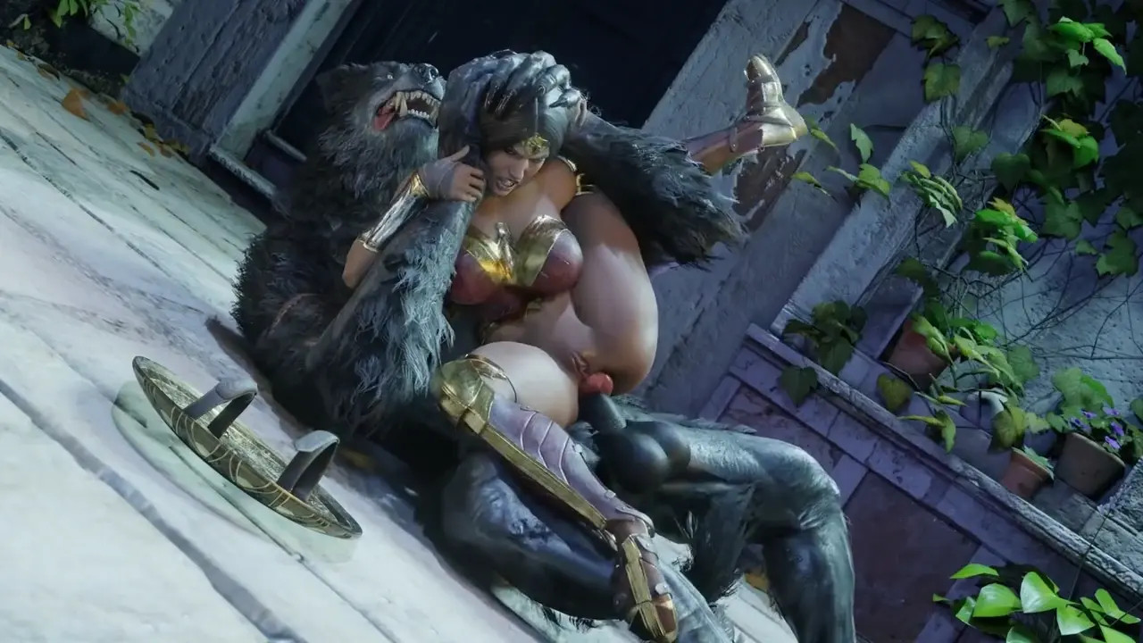 Werewolf Fucks Wonder Woman [Blueberg]