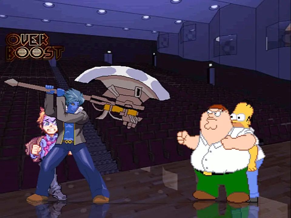 MUGEN Request#77: Zephyr & Senpai Fucks Peter Griffin & Homer Simpson