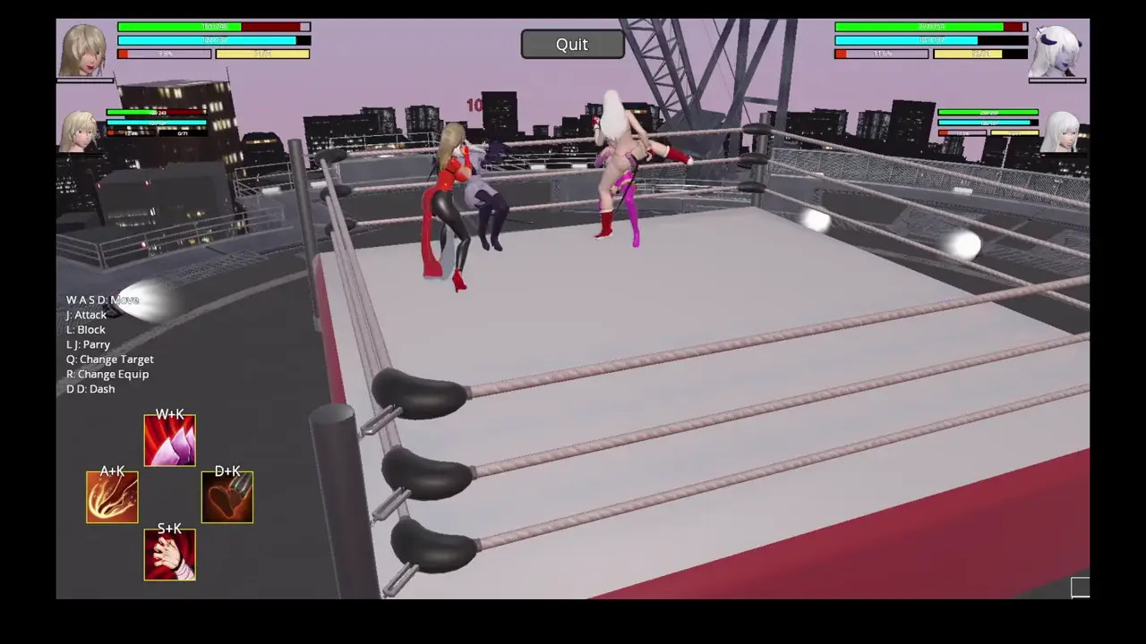 TEAM ARENA: BROOKE AND PARKER VS AIKA AND LILITH
