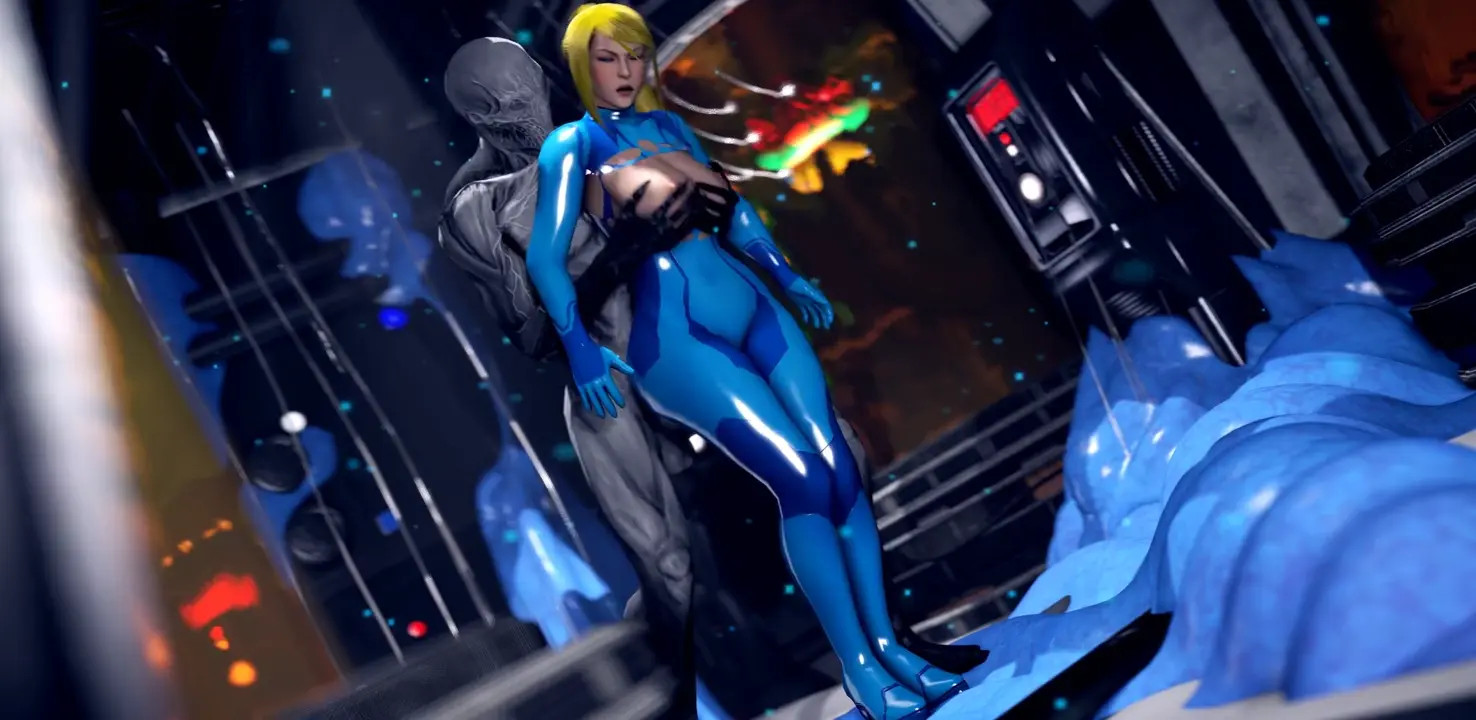 Walrider And Samus [KaminaKirei] [NO SOUND]