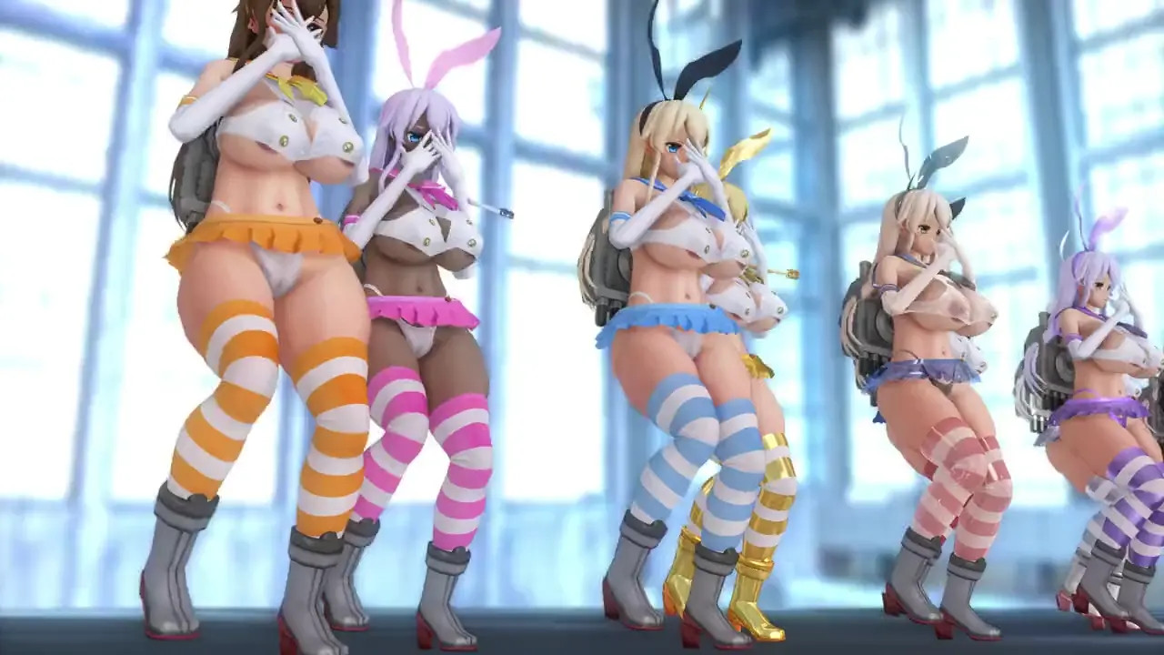 [MMD]Shimakaze - Persecution Complex Cellphone Girl (lol)