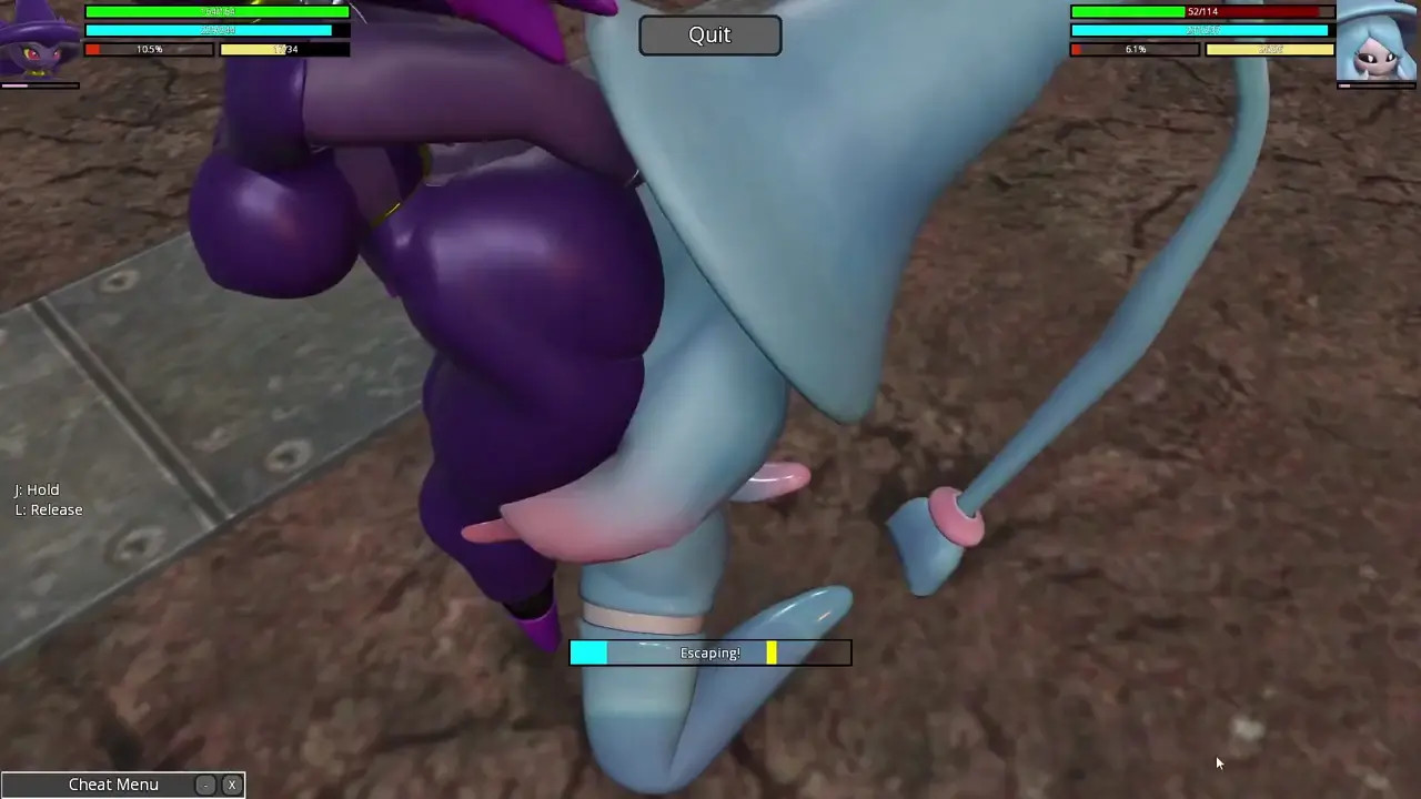 Mismagius Dominates Hatterene! Heroine Rumble 2 Pokemon Futa X Futa