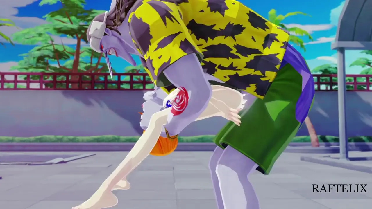 Nami X Arlong Full Nelson [One Piece] - Scene 2