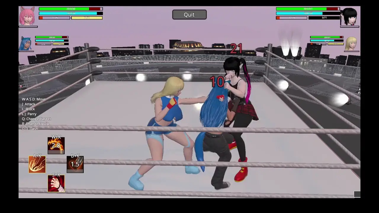 TEAM ARENA: NEPENTHES AND SNOW VS LUCY AND LYDIA (Tag tournament)
