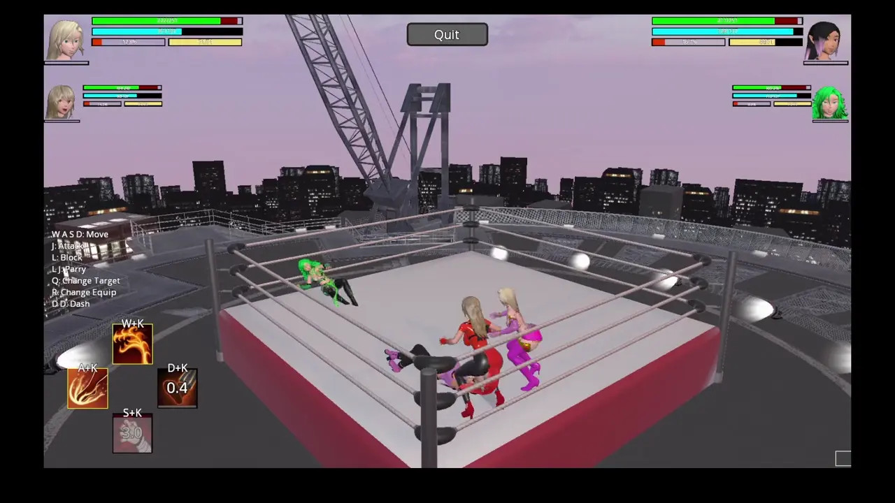 TEAM ARENA: Miss gasm and Livvy VS Brooke and Parker(tag tournament)