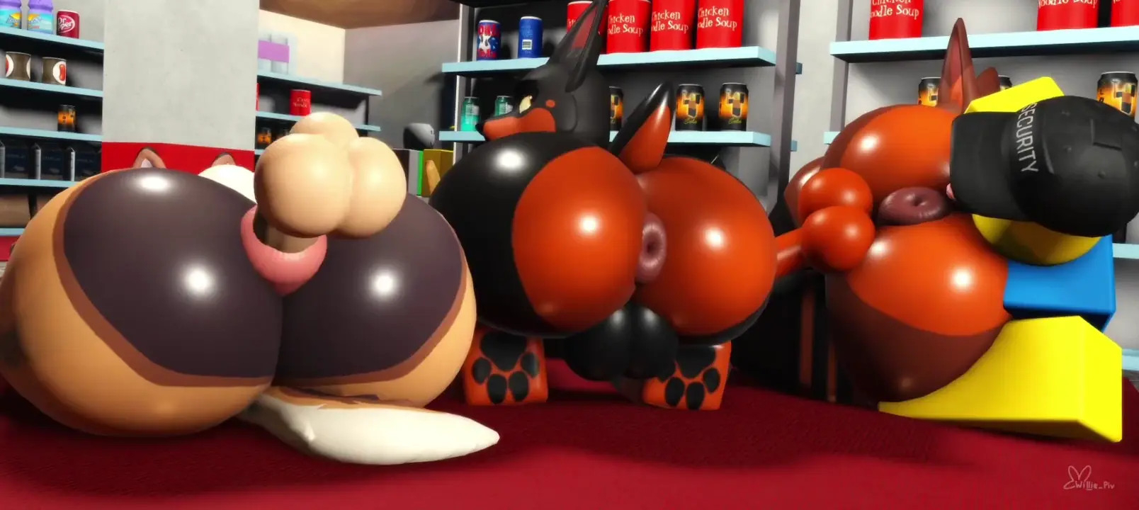 Femboy Dogs Orgy