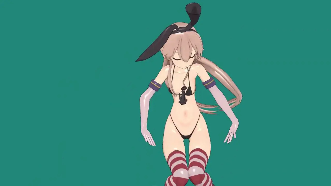 Shimakaze - Bomb [MMD R15] SimpleMMD