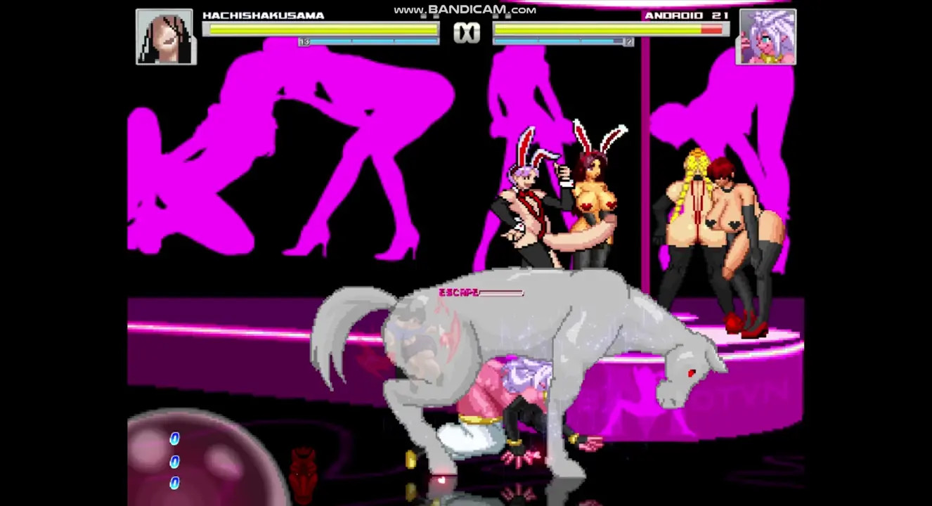 Hachishakusama horse with Android 21