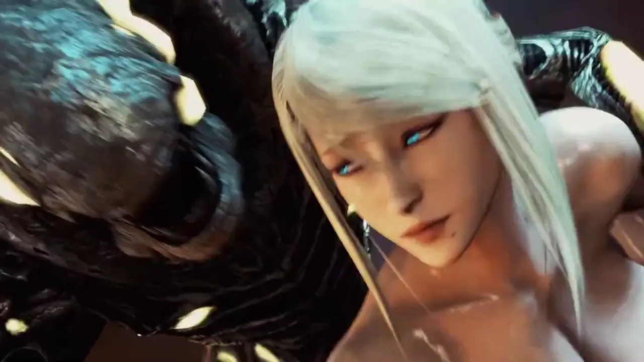 Samus fucked in anal by Spitter Xenomorph