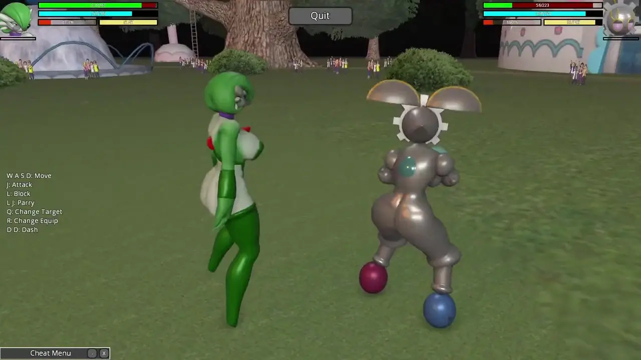 Gardevoir dominates Magearna! Heroine Rumble 2 Pokemon Futa X Futa
