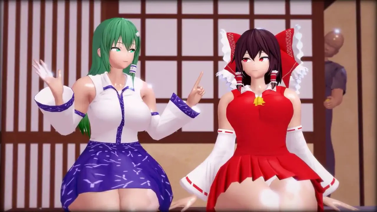 Reim and Sanae with Timestop
