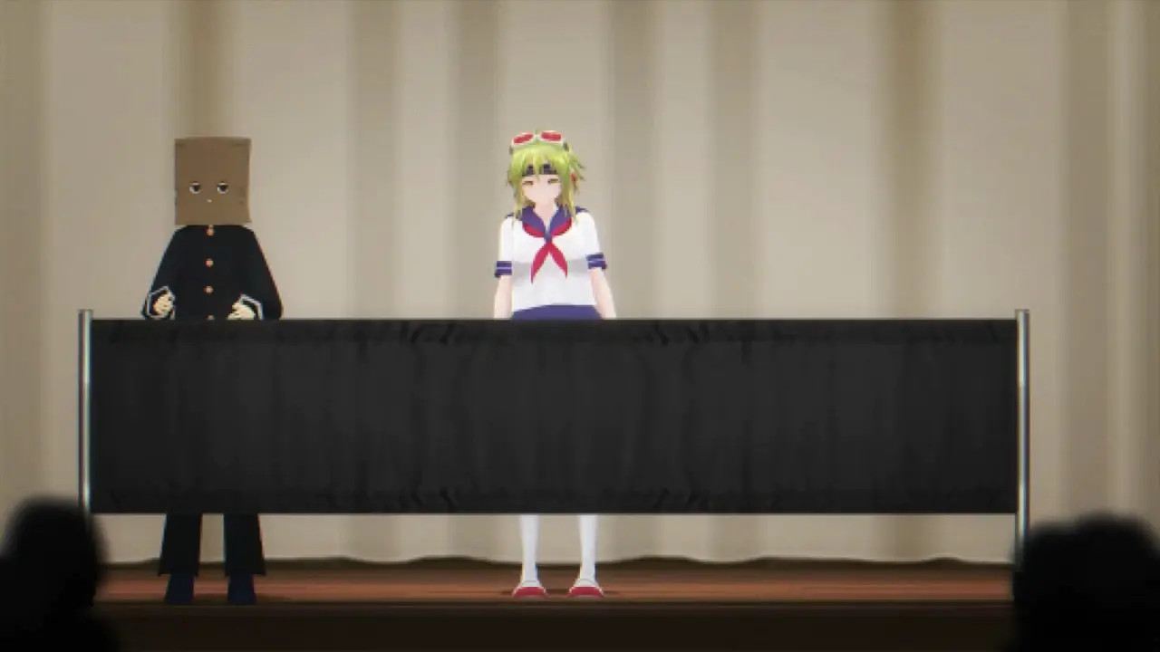 Uep20 [Gentlemen's MMD] GUMI-chan's Blindfold Challenge