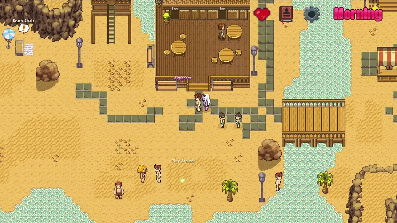 I fell in Love with the Demon Queen... | Netorase Sharing Game | Beach Scene