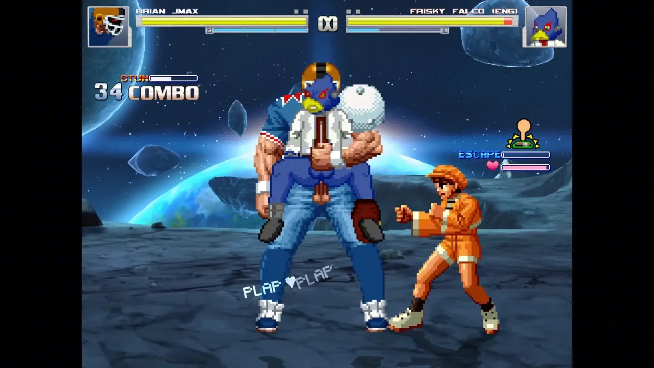 Frisky Falco gets caught by Brian JMX