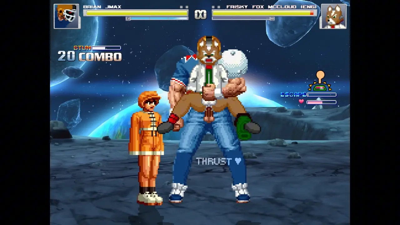 Frisky Fox McCloud gets caught and pays the price