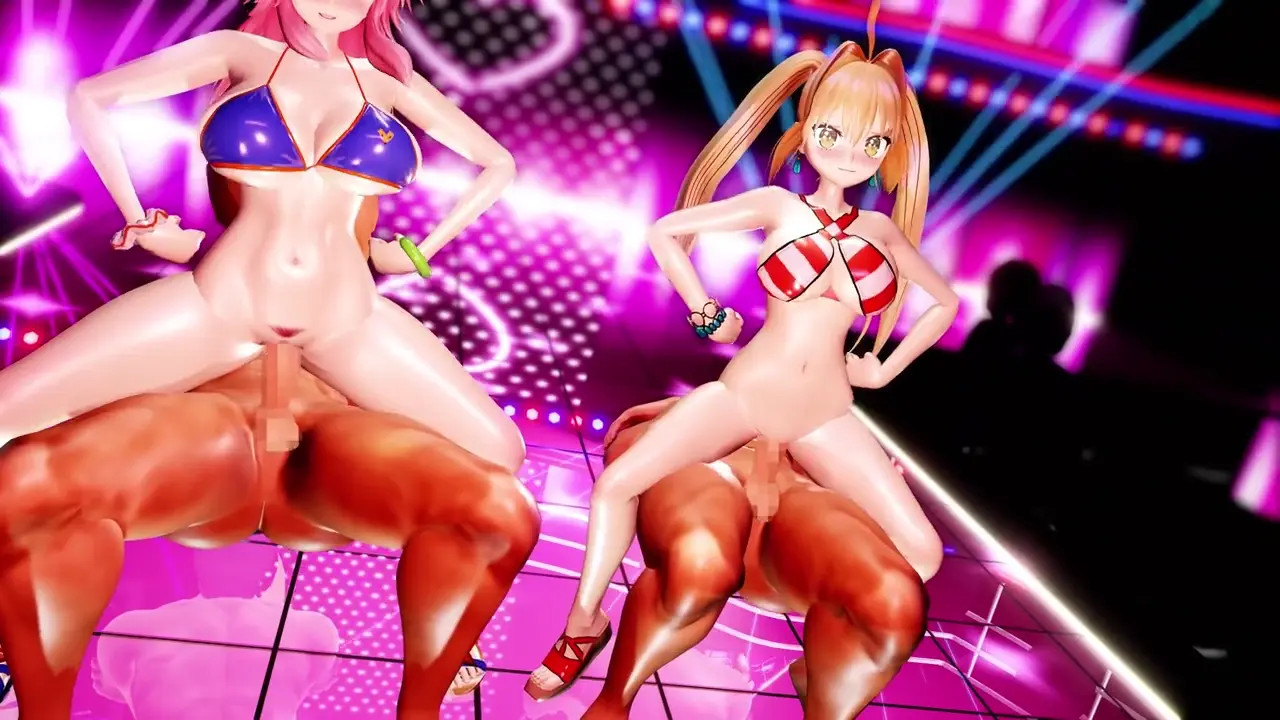 MMD Mischievous Function - Tamamo & Nero (Yain)