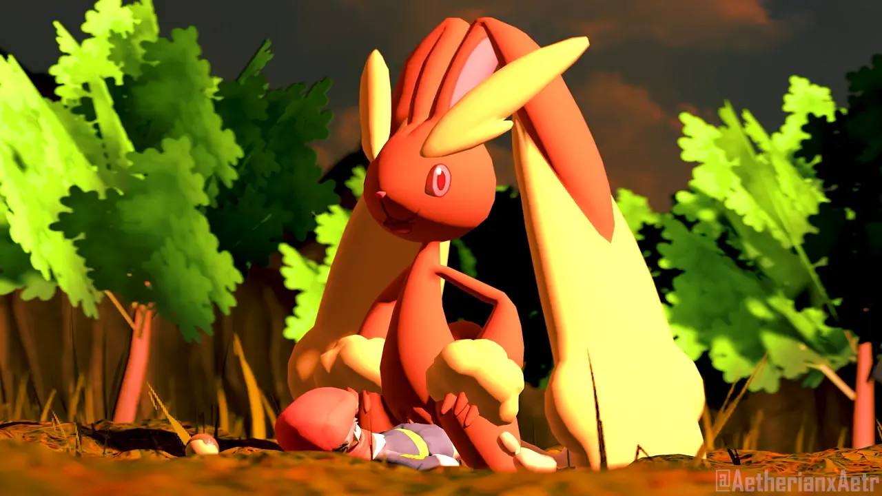 Alpha Lopunny Ride Animation (4k)