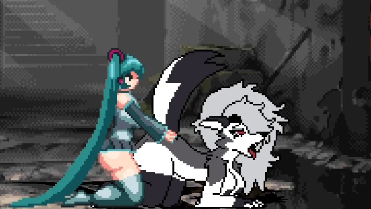 Futa Hatsune Miku fucks Loona