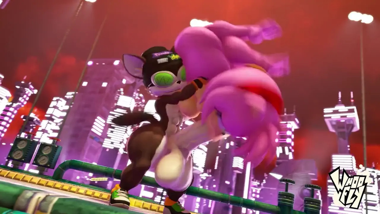 Bytes enjoying Amy's mouth [Whoofly]