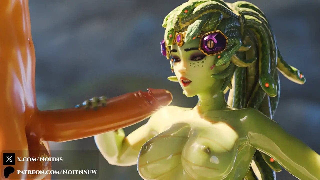 Widowmaker's Medusa Freezes you into a Living Dildo (NoitNS)
