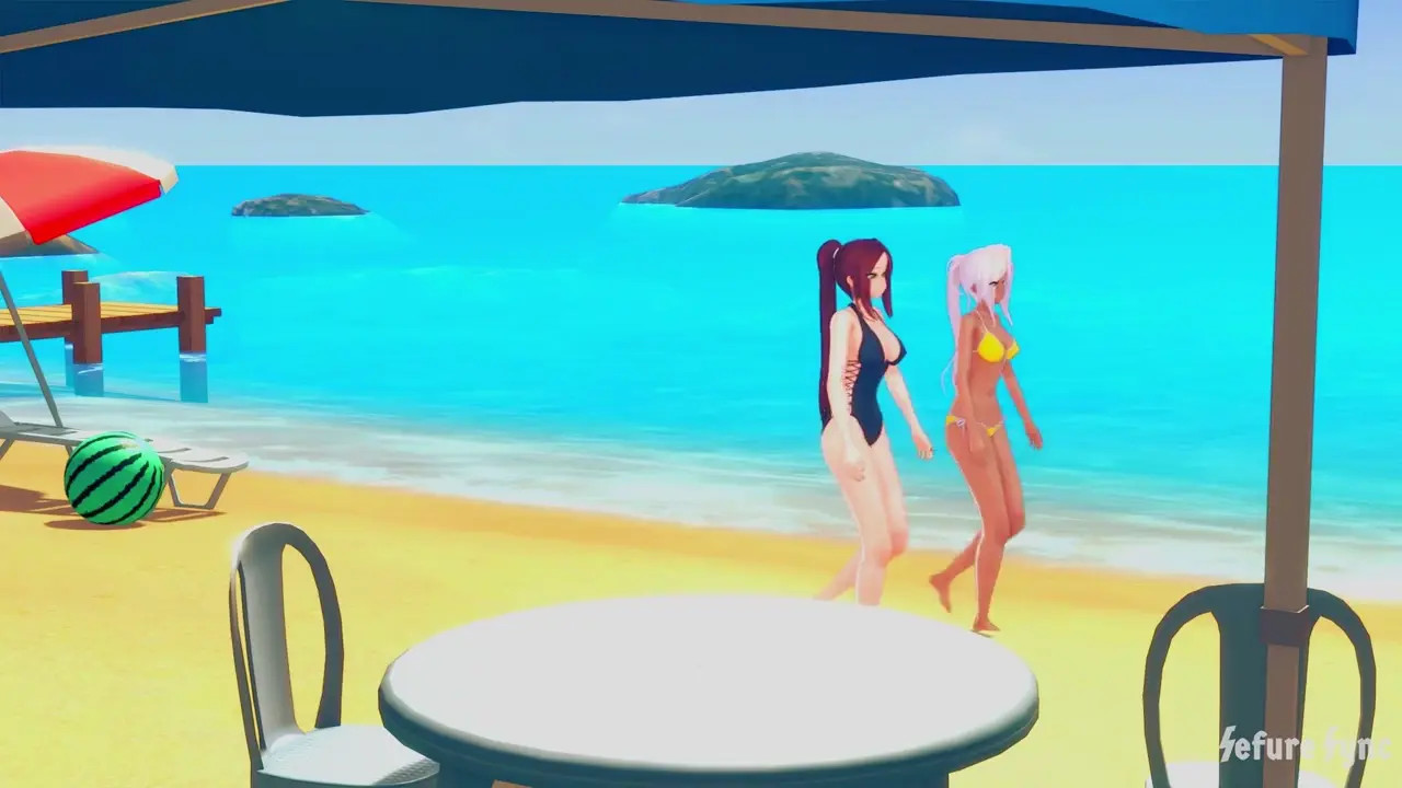 Kaho Eira & Torotoro Kishika Go To The Beach