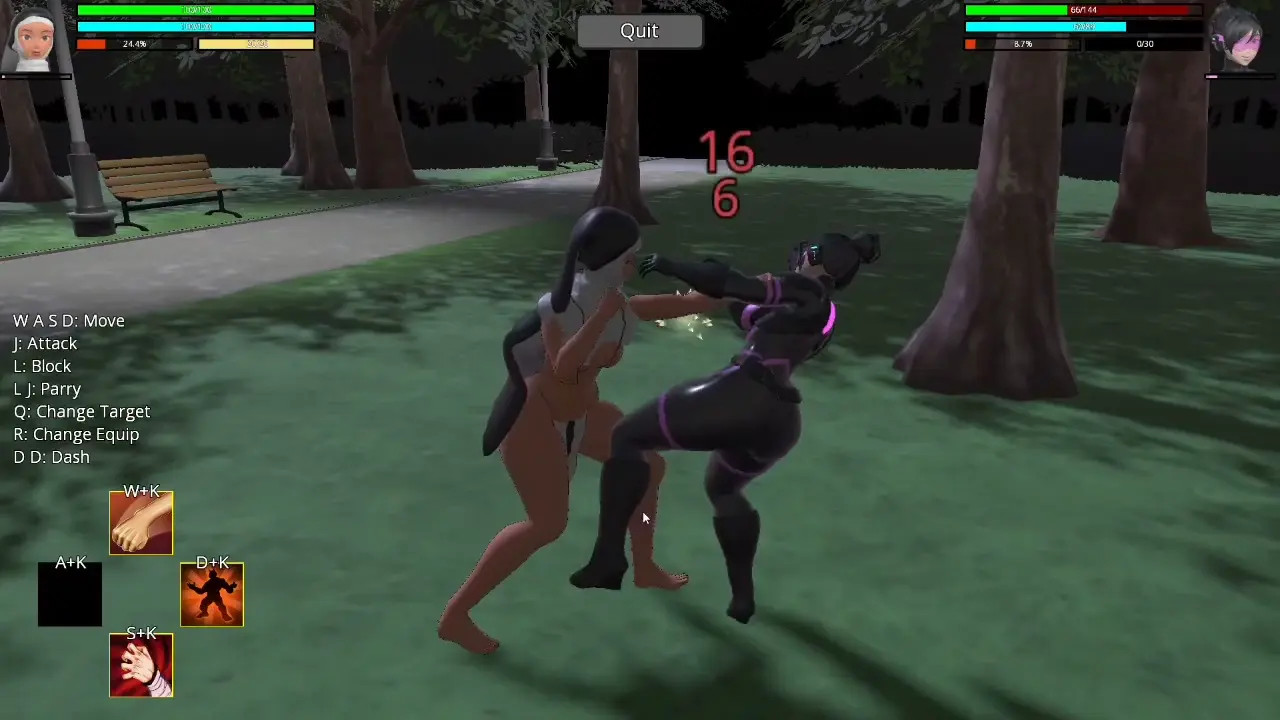 Futa nun vs sexrobo: heroine rumble 2