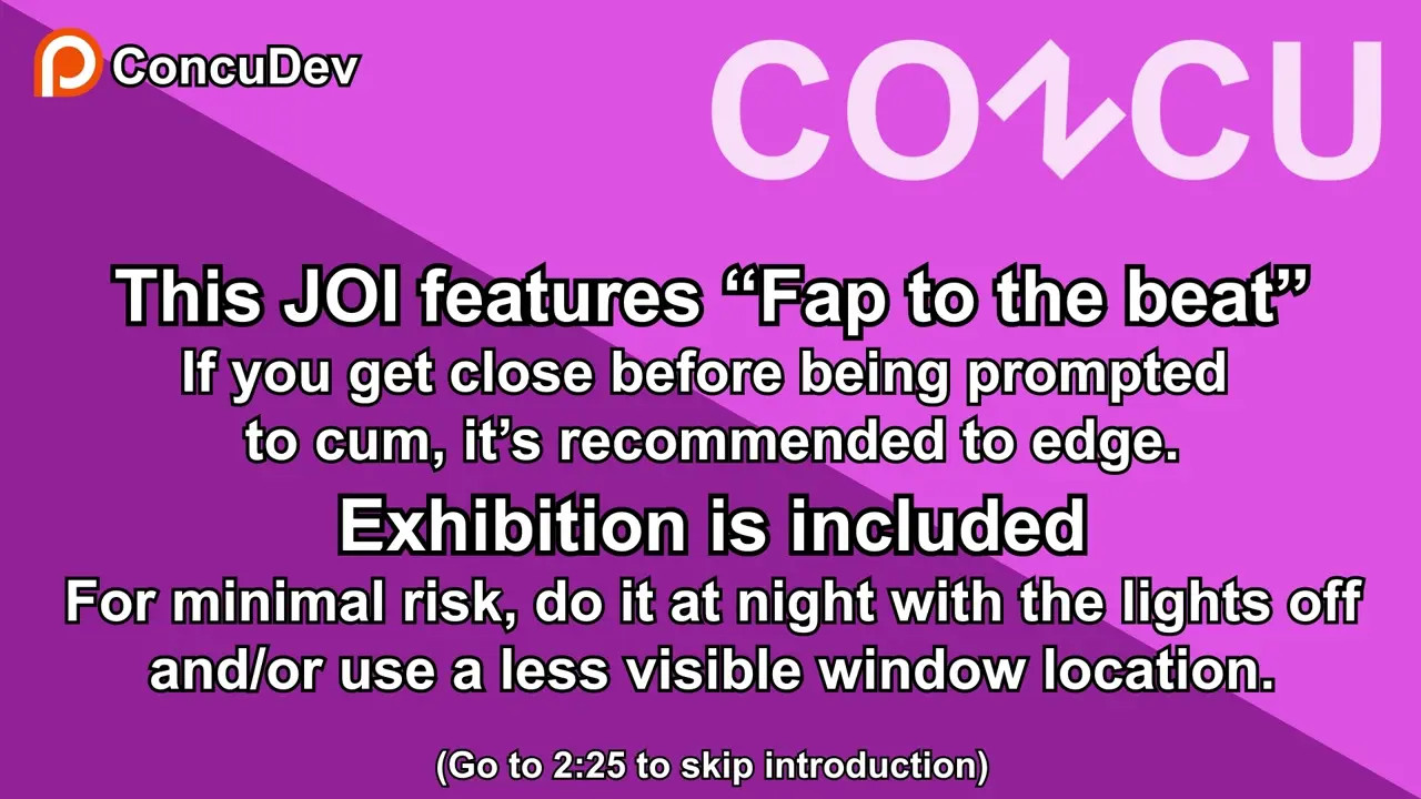 [Story JOI] Aqua's Exhibition Punishment (Exhibition, Cum Twice, Humping)